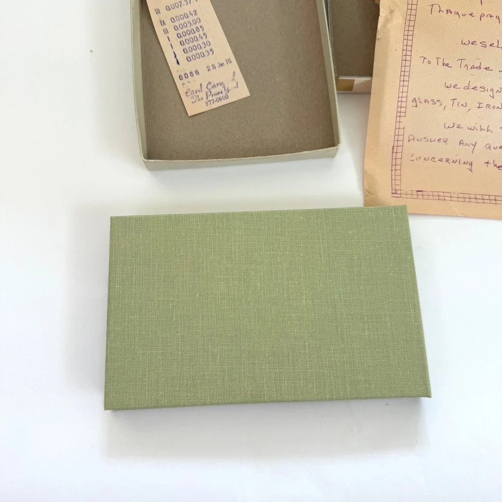 Vintage Eaton Trip Diary‎ Travel Journal World Map NOS w/ Box 1973 USA